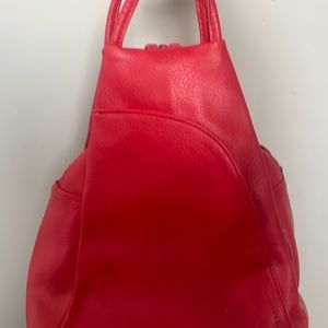 Red backpack
